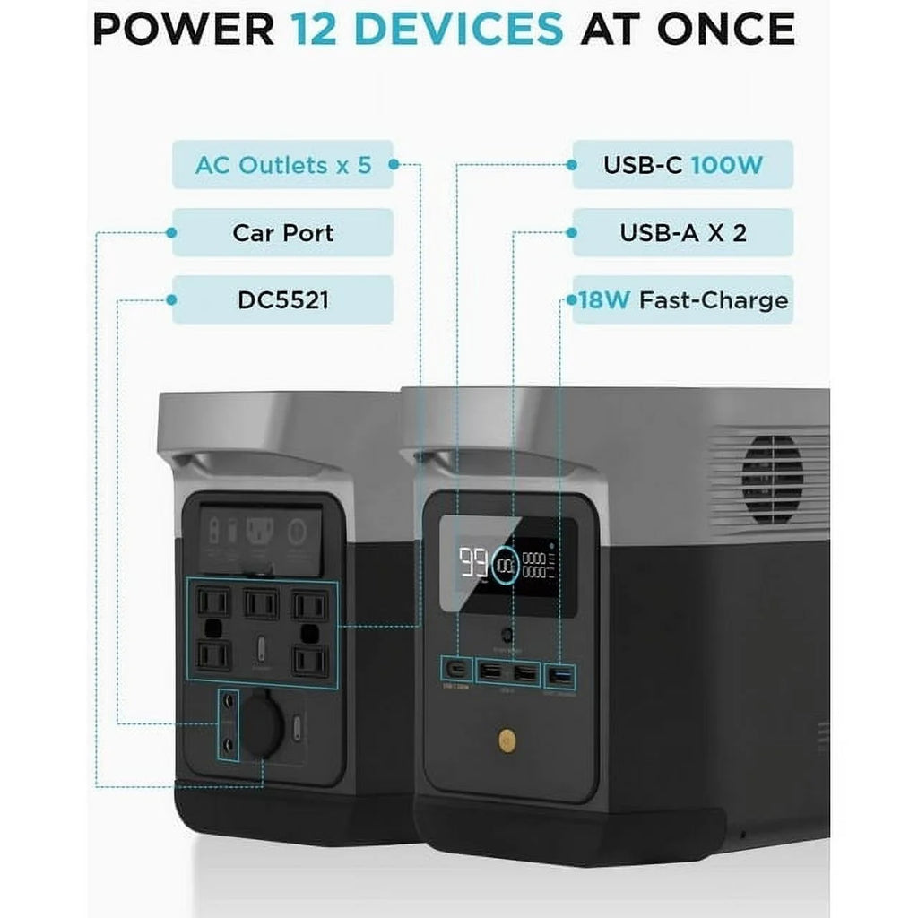 Portable Power Station 882Wh 1400W AC Output P246521