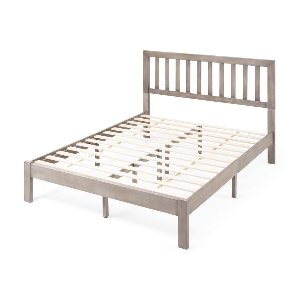 Acacia Wood Queen Bed Platform D11212