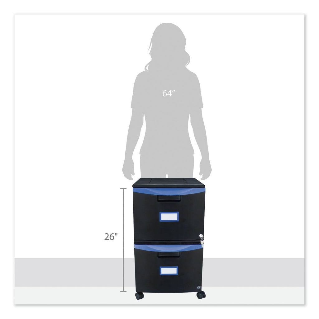 2-Drawer Mobile Filing Cabinet D693329