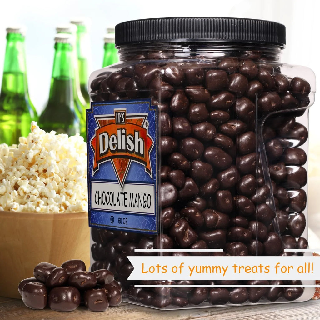 Dark Chocolate Covered Dried Mango 60 OZ Vegan Non-Dairy Kosher R301