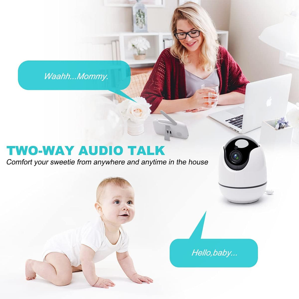 Video Baby Monitor with Camera and Audio 720P HD 5.5 Display W845