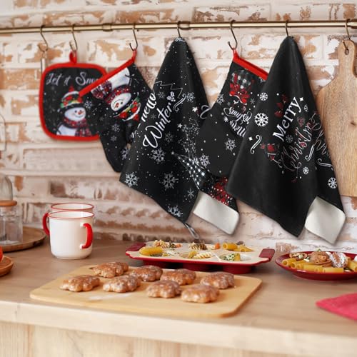 6 Pcs Christmas Kitchen Decor Set G86429