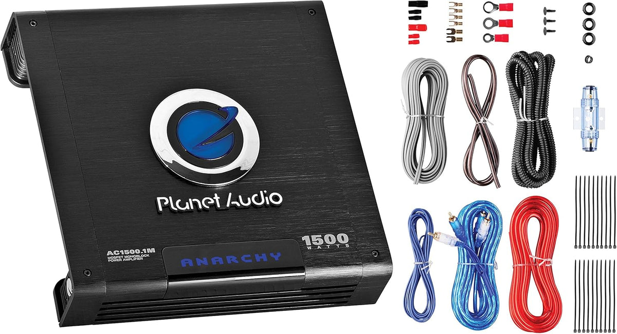 1500 Watts Class AB Monoblock Car Amplifier with Wiring Kit Z1407