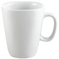 Bright White Square Porcelain Mug 8 oz U35571