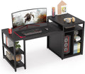 Black Computer Desk with Storage Shelf I37256
