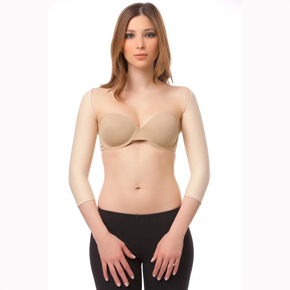 Below Elbow Sleeves with Hook & Eye Closure J718627