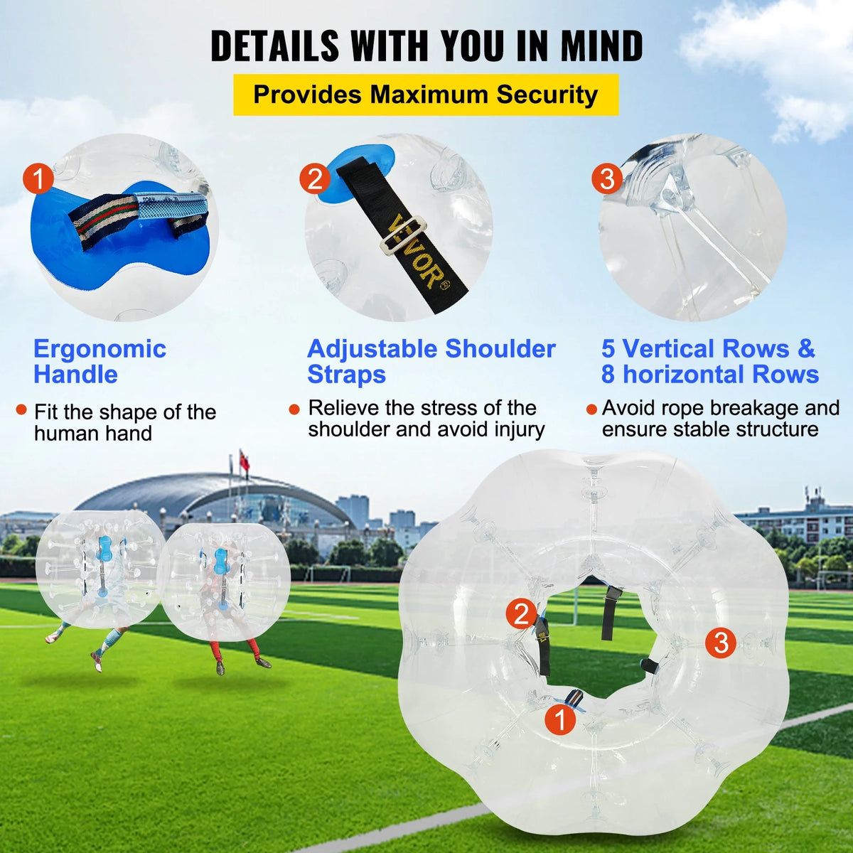 Inflatable Bumper Balls 2 PCS 4ft PVC A791