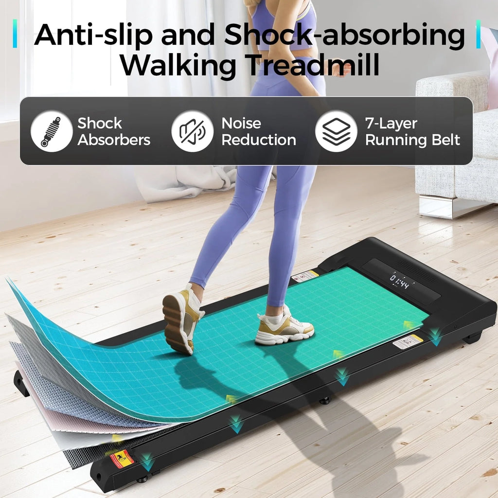 Walking Pad Treadmill 2.5HP Electric Jogging Running Machine with LED Display S6431
