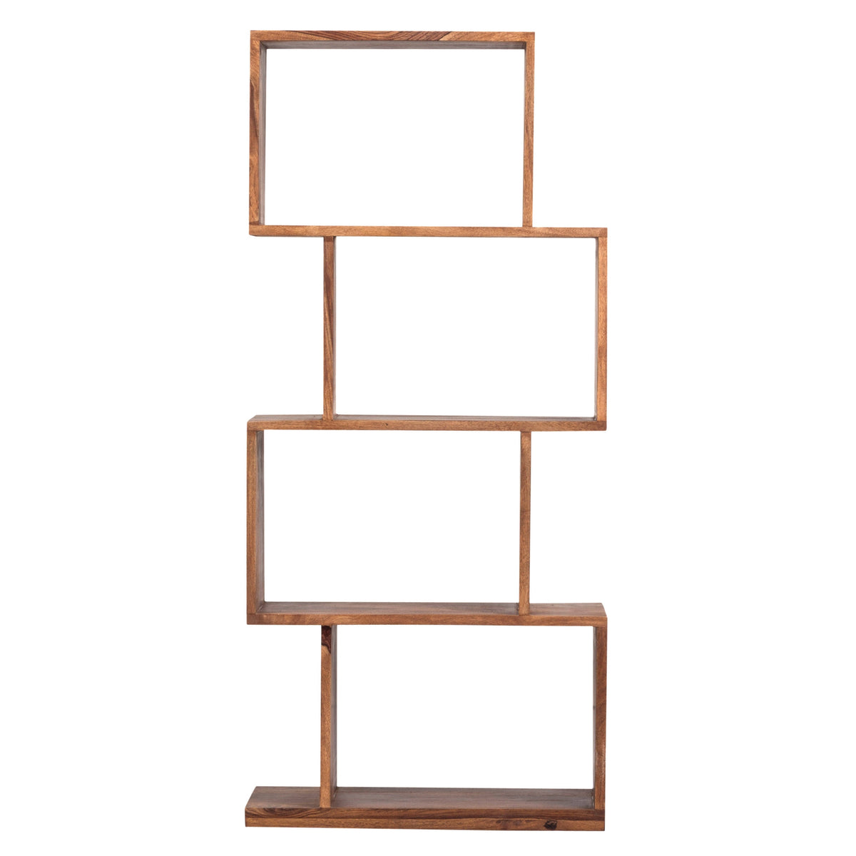 4 Shelf Stacked Wood Bookcase Z493019