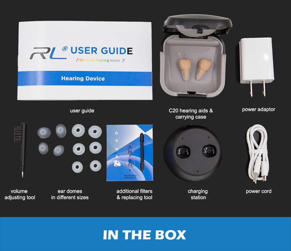 Rechargeable Hearing Amplifier Pair N8831