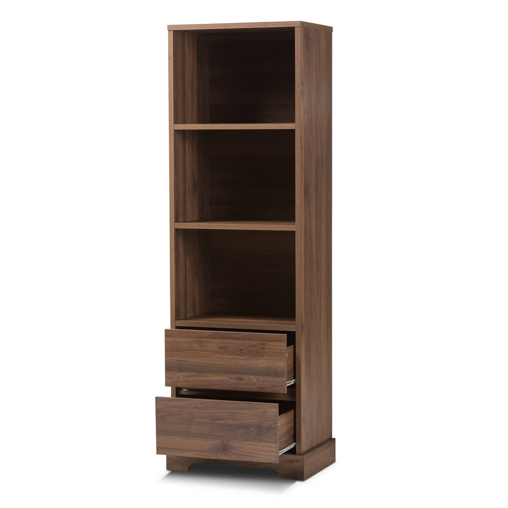 3-Shelf Brown Bookcase F7750