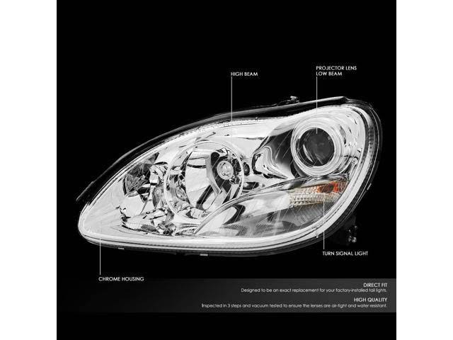 Chrome Housing Projector Headlight V823649