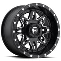14x7 4x156 +13mm Black/Milled Wheel Rim K185886