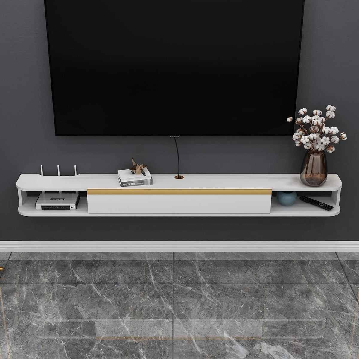 Wall-Mounted Floating TV Stand D78397