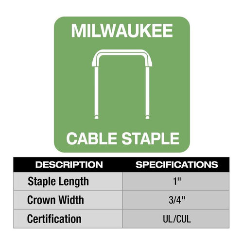 12-Volt Cordless Cable Stapler M157349