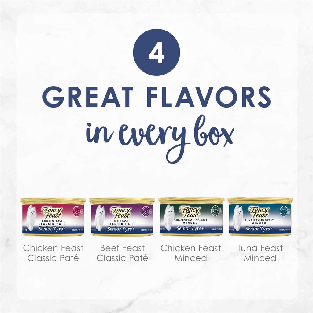 High Protein Senior Wet Cat Food Variety Pack Q893842