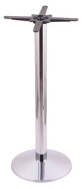 Chrome Cast Iron Bar Height Base with Round Foot A863872