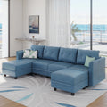 U Shaped 6 Seater Modular Sectional Sofa with Reversible Chaise Y578706
