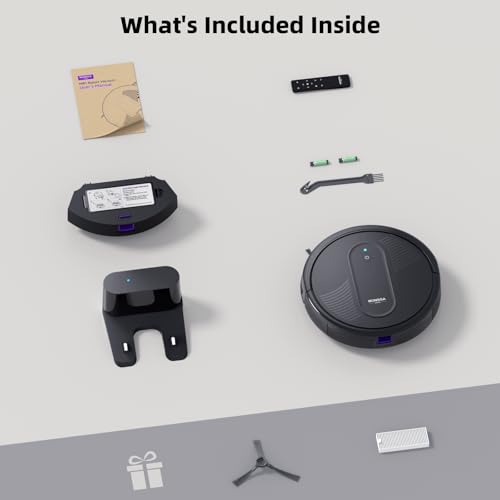 Robot Vacuum Cleaner, 3000Pa Suction, 3.2" Super-Slim, 140Min Runtime K512