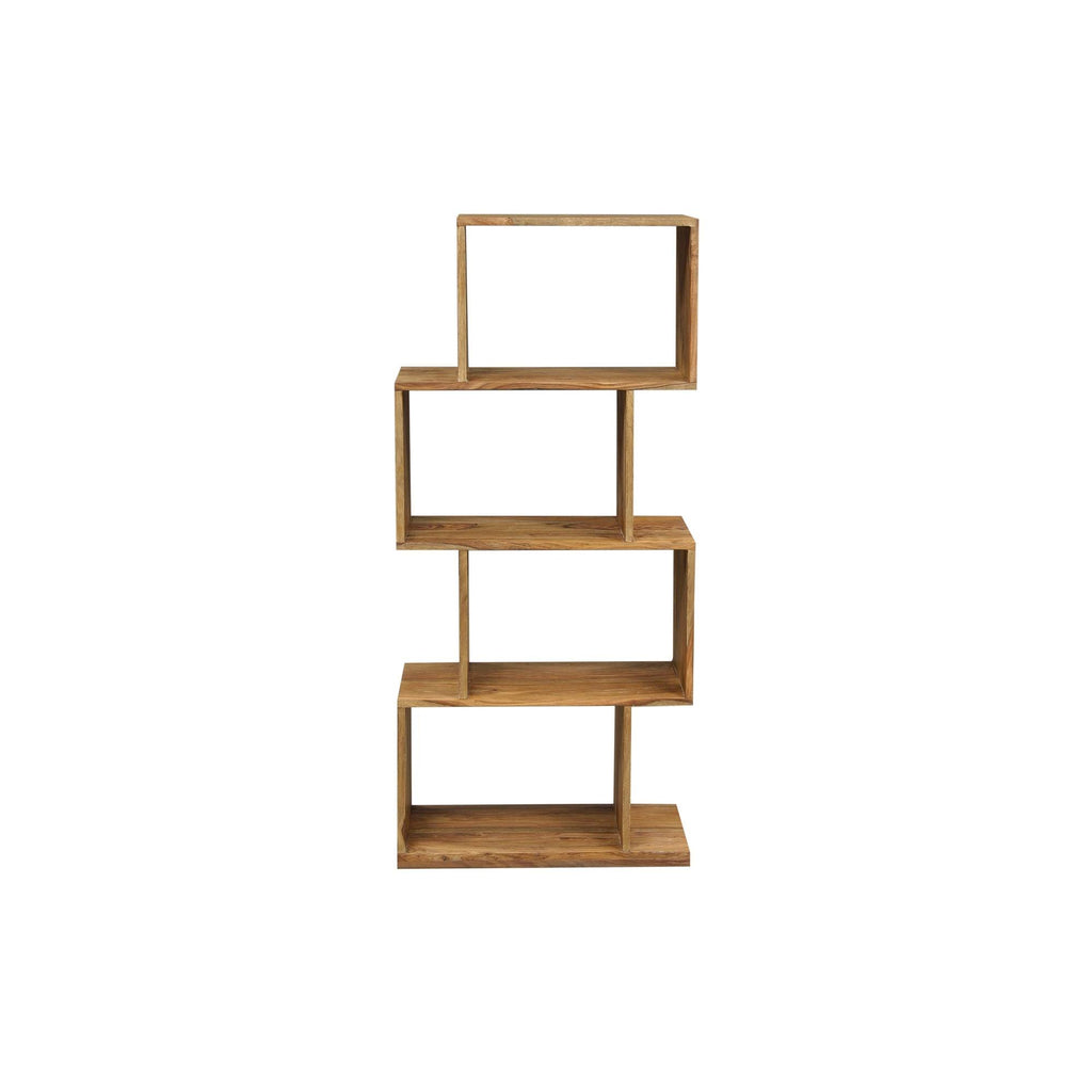 4 Shelf Stacked Wood Bookcase Z493019