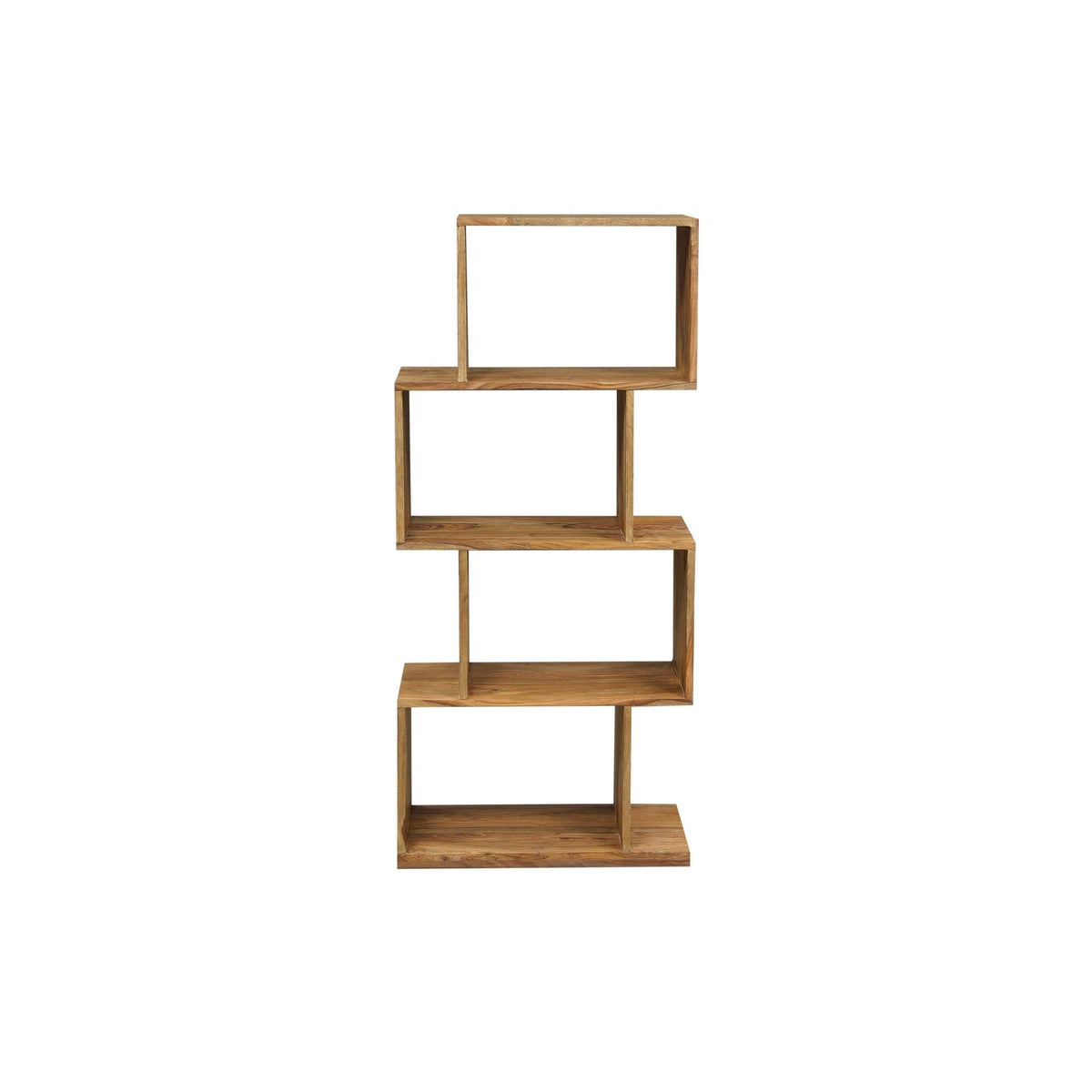 4 Shelf Stacked Wood Bookcase Z493019