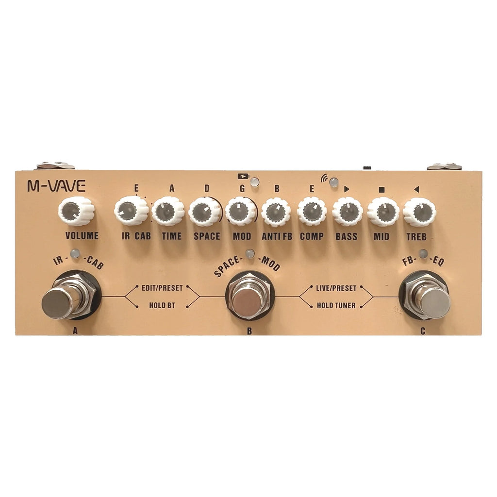 Portable Multifunctional Acoustic Guitar Effect Pedal I6229