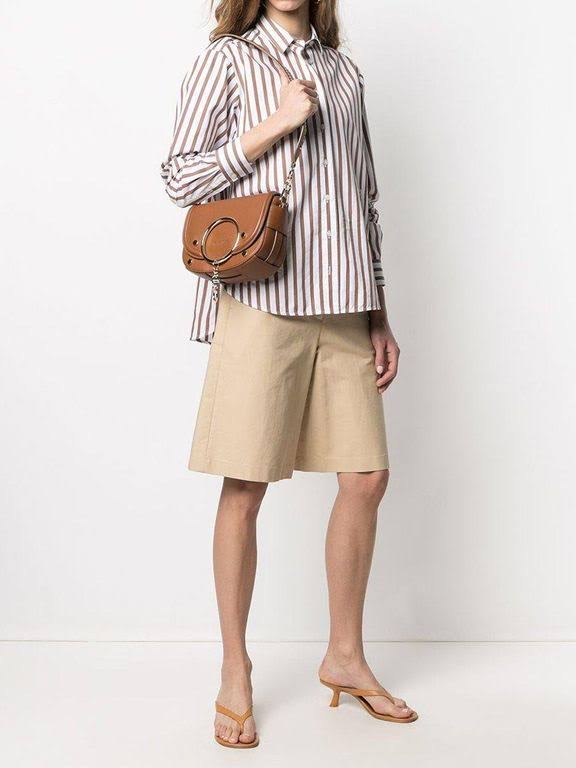 Caramello Brown Leather Bag U9648
