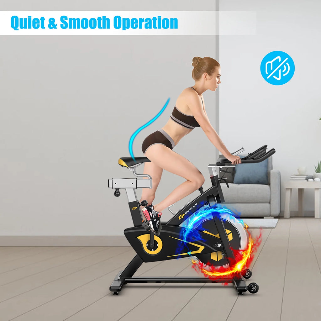 Indoor Cycling Bike Magnetic Exercise Bike Belt Drive I413