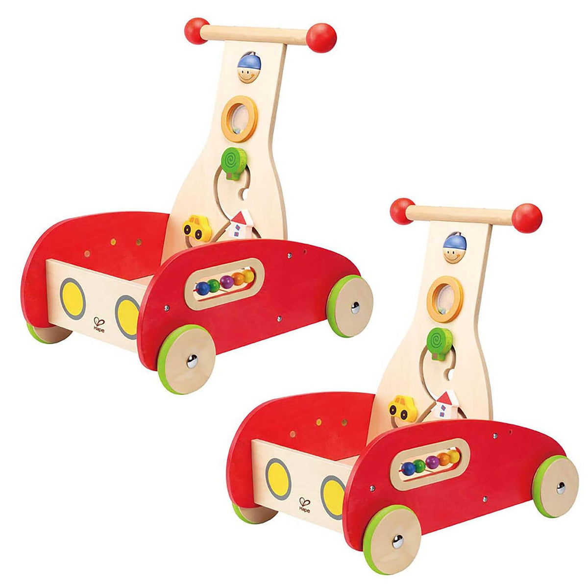 Push & Pull Toy Walker Cart with Blocks 2 Pack L265