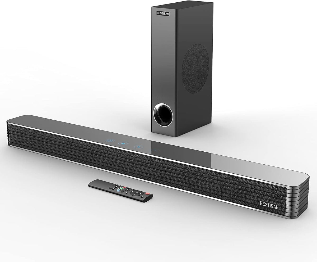 150W Wired & Wireless Bluetooth Sound Bar with Subwoofer T29492