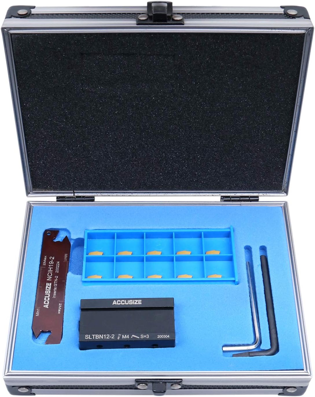 1/2'' Self-Lock Block with 10 Pcs Carbide Inserts and 1 Pc Blade V95647