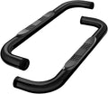 Black 3inch Side Step Nerf Bars 2pcs D299