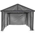 12 ft. x 20 ft. Carport Enclosure Kit K985