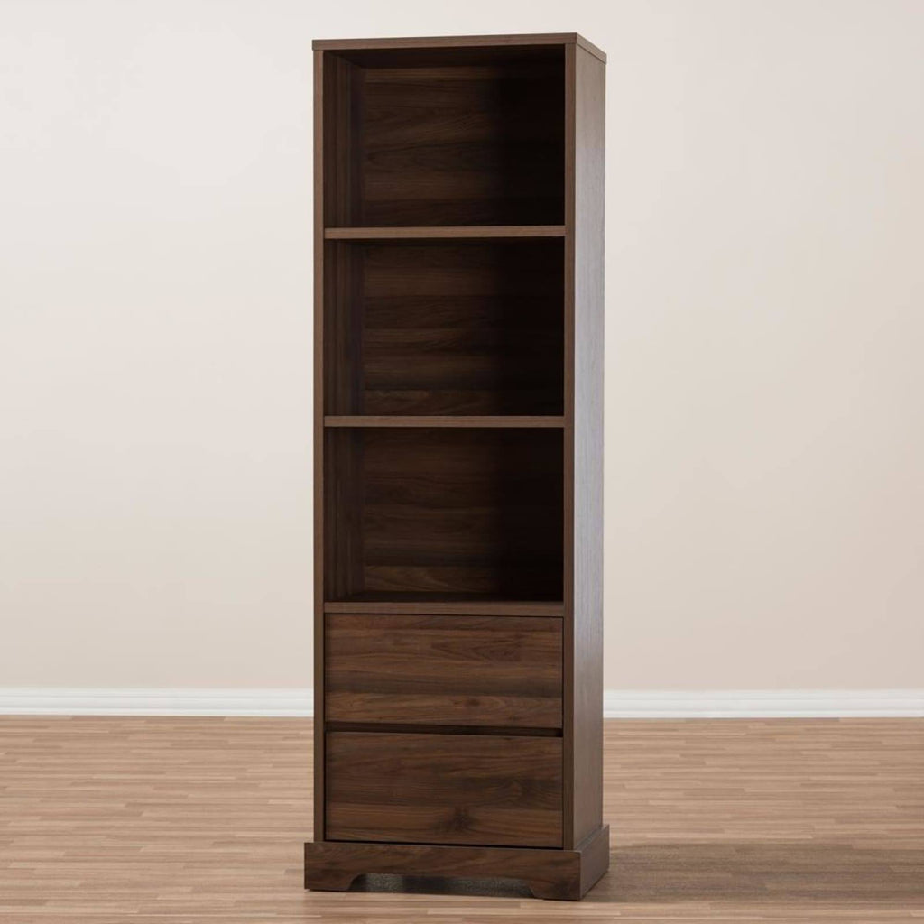 3-Shelf Brown Bookcase F7750