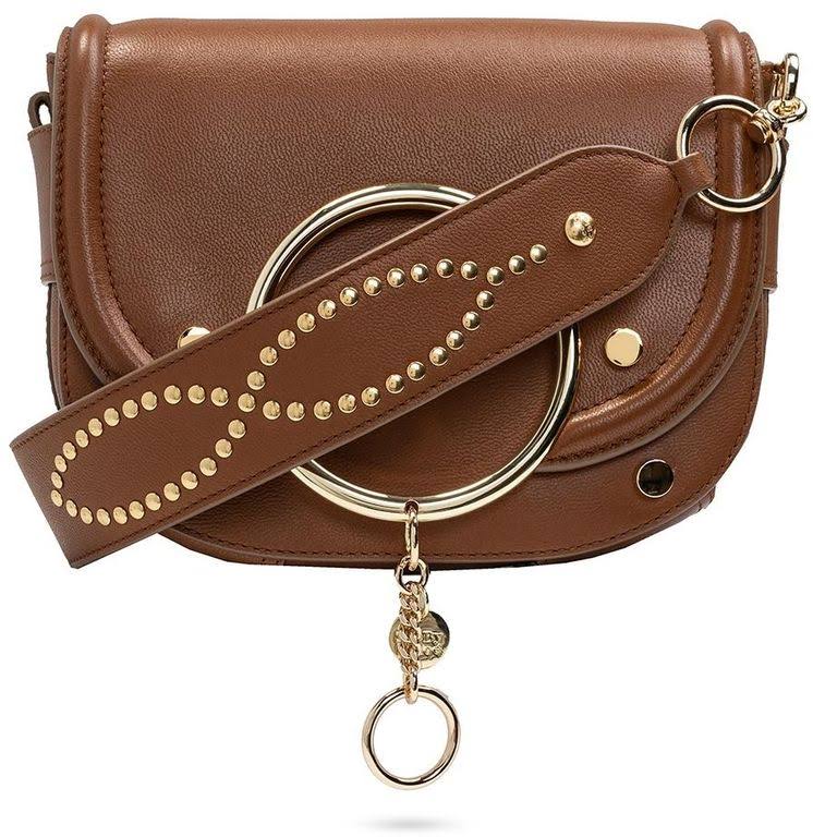 Caramello Brown Leather Bag U9648