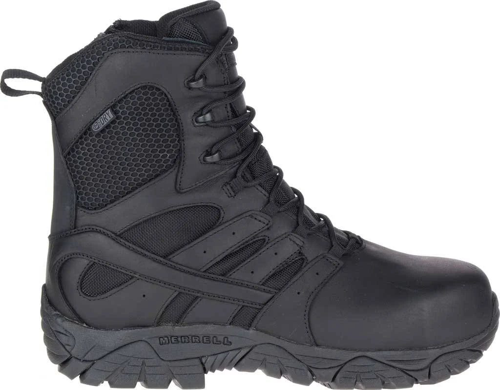 Black Waterproof Tactical Work Boots O13178