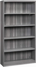 5 Shelf Gray Steel Bookcase T34444