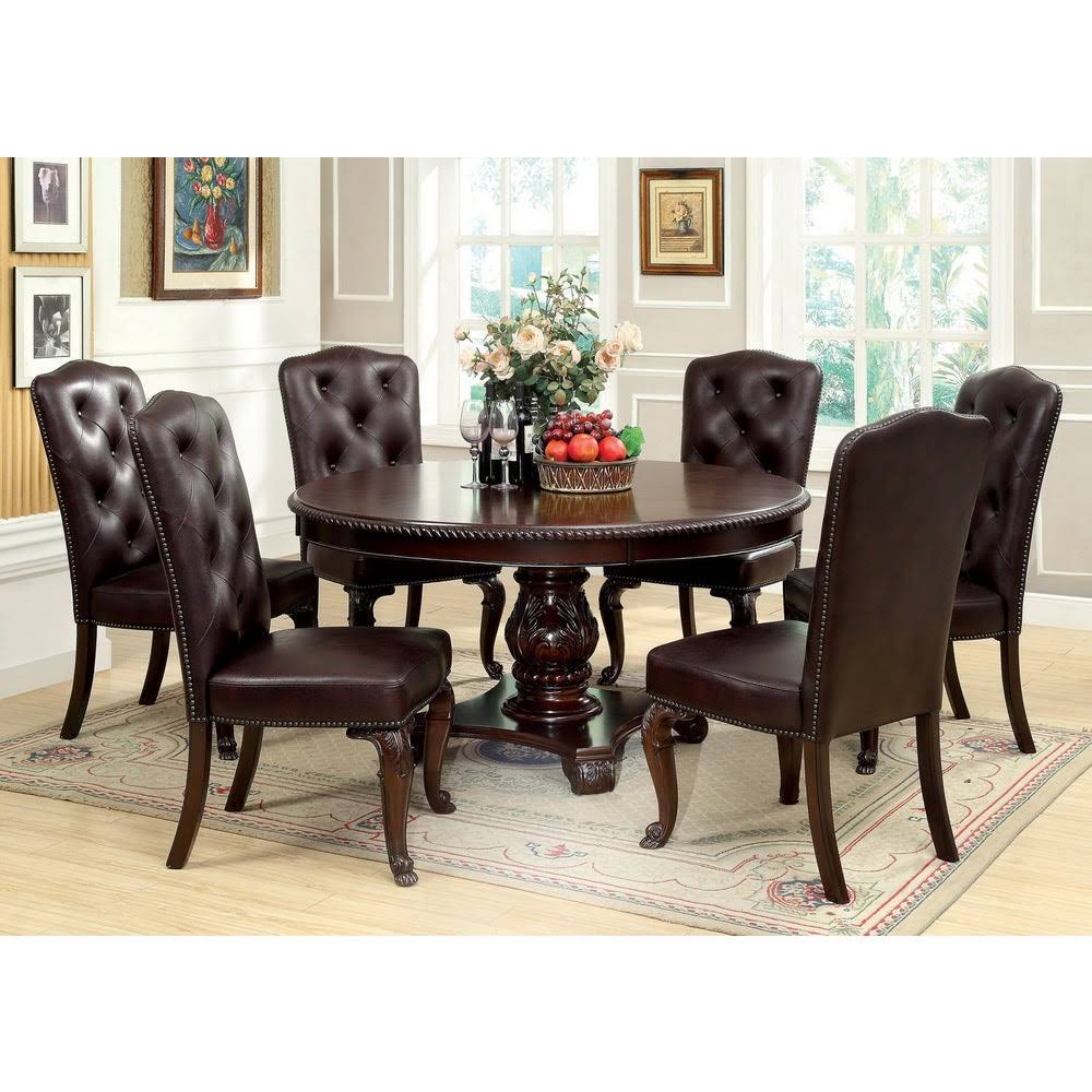 Cherry Dining Chairs Set of 2 U5259