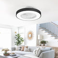 Black 22 Inch Ceiling Fan with Light and Remote A642