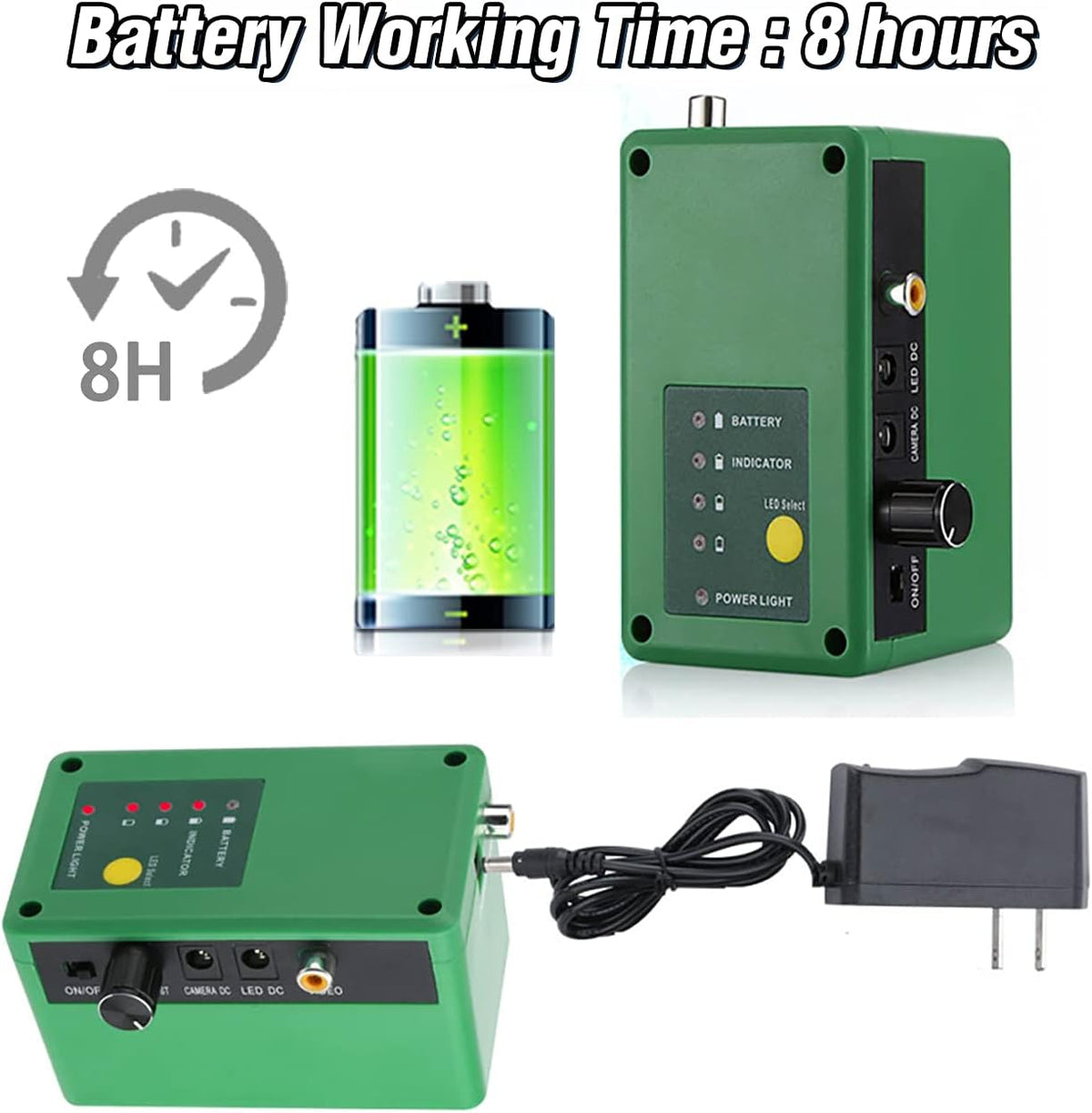 Underwater Fishing Camera with 30 Adjustable LEDs and 7inch 1080P IPS Monitor E934