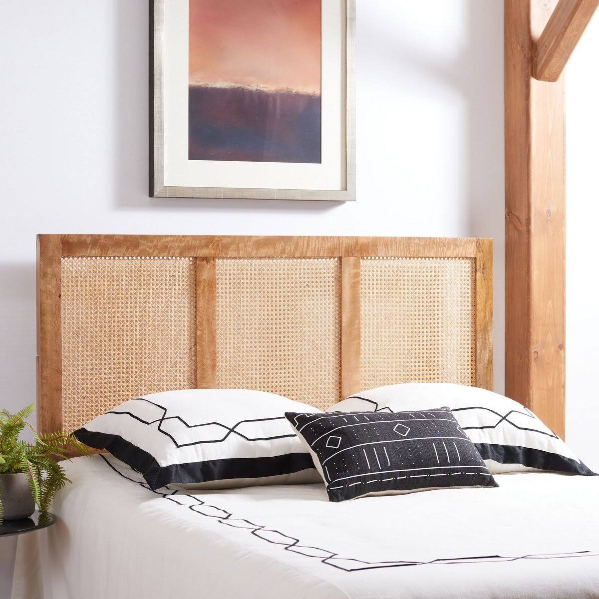 Black King Cane Headboard F7163