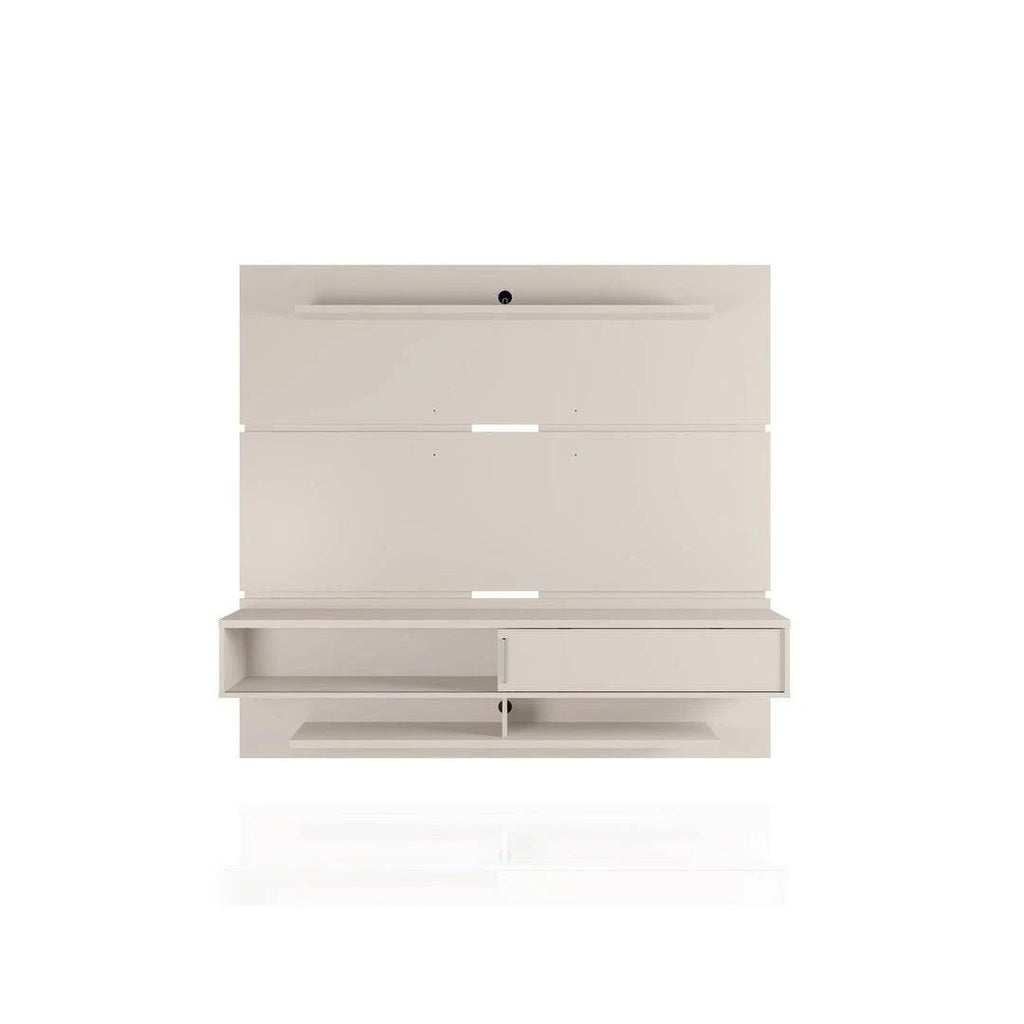 Black Floating Entertainment Center with Shelves M463055