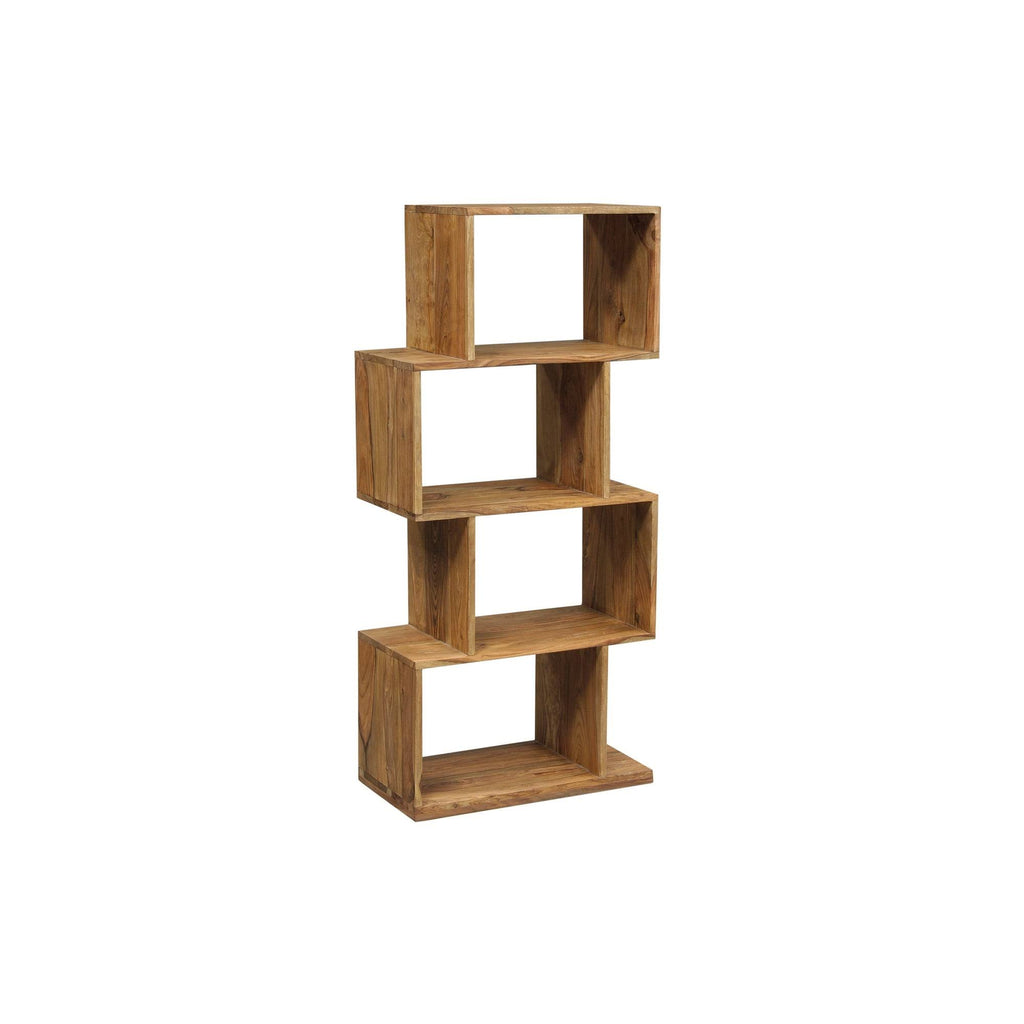 4 Shelf Stacked Wood Bookcase Z493019