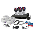 8-Channel Full HD 1TB Security System with 4 Cameras J989012