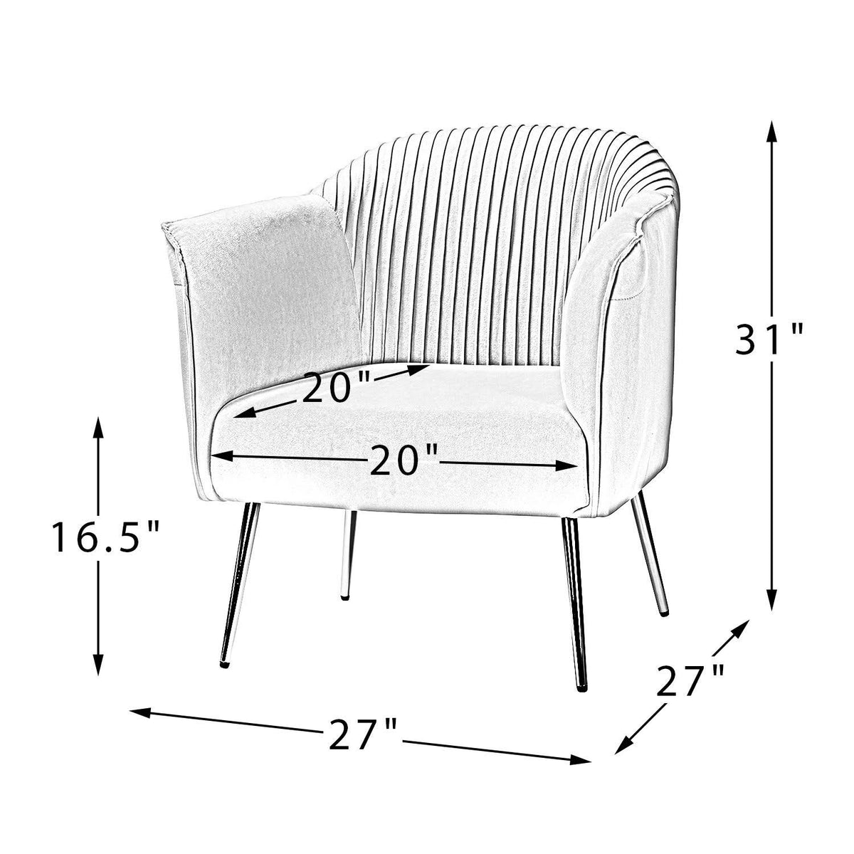 Navy Upholstered Barrel Chair N77470