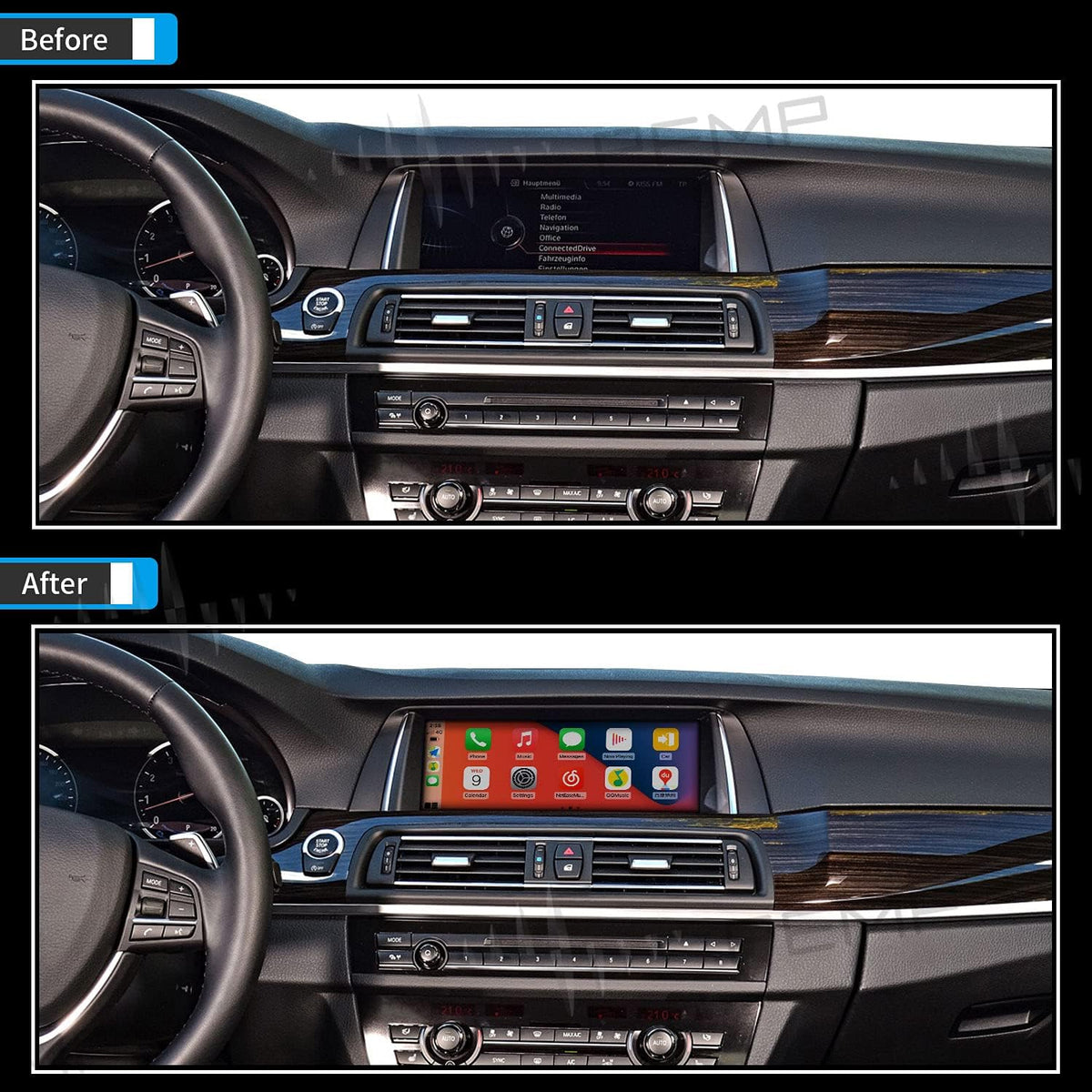 Wireless CarPlay Android Auto Mirror Link R519