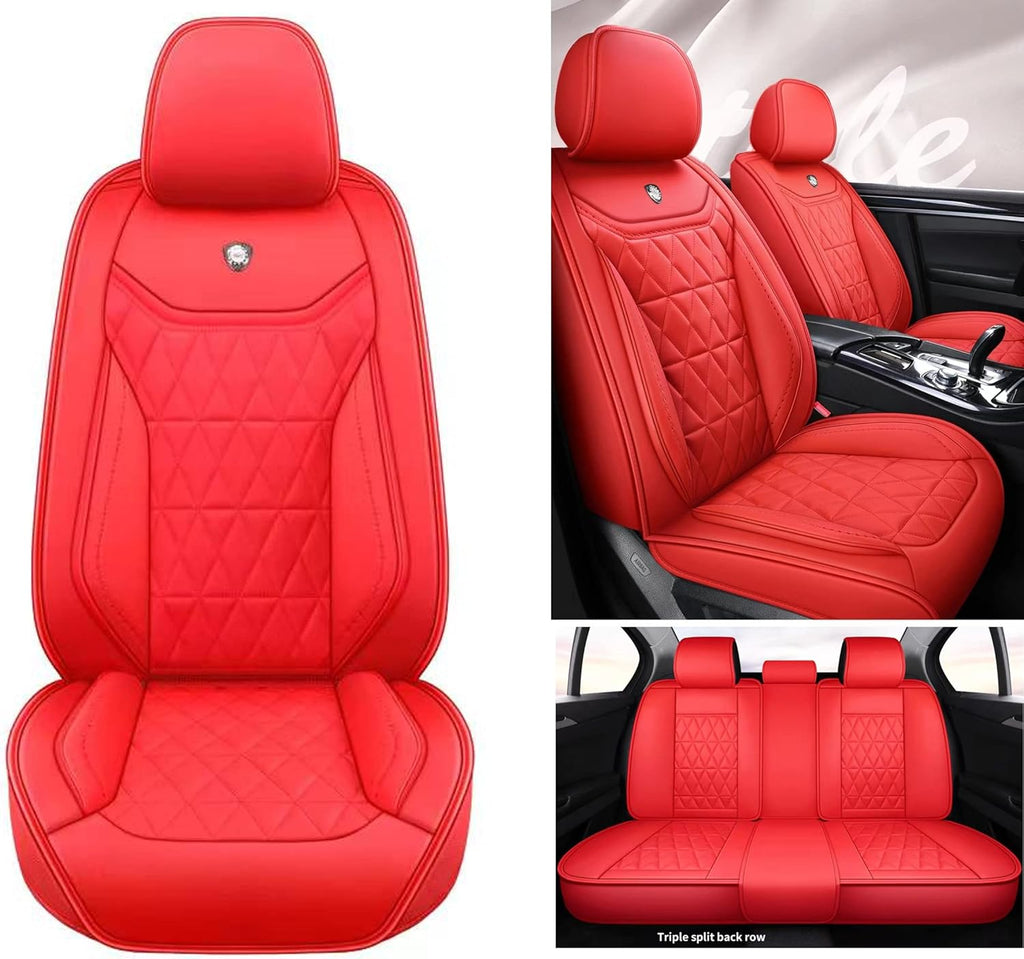 Leather 5-Seater Full Set Car Seat Covers B370