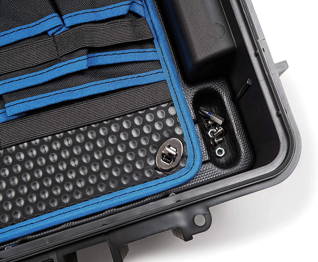 Black Outdoor Tool Case with Pocket Tool Boards S10850