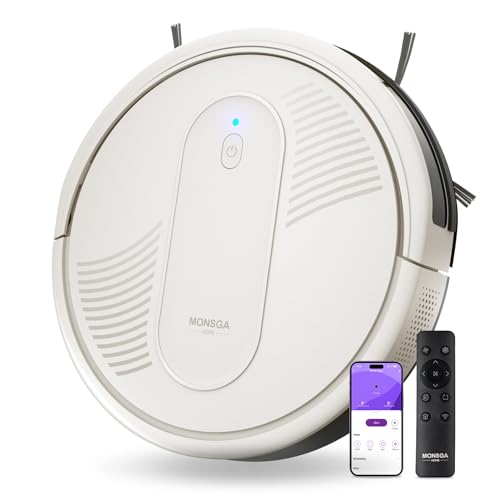 Robot Vacuum Cleaner, 3000Pa Suction, 3.2" Super-Slim, 140Min Runtime K512