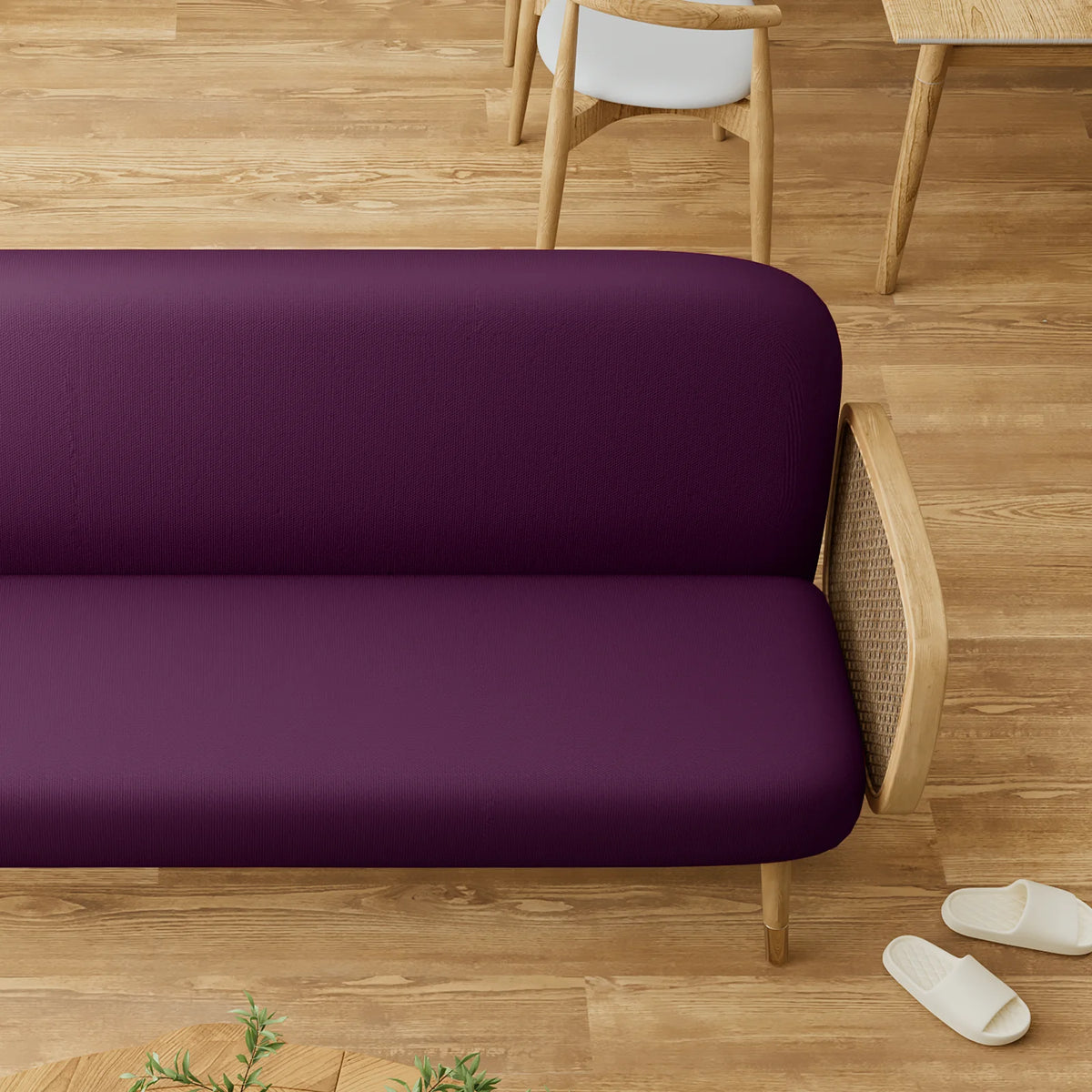 Queen Size Burgundy Futon Cover 60x80 inch N42600